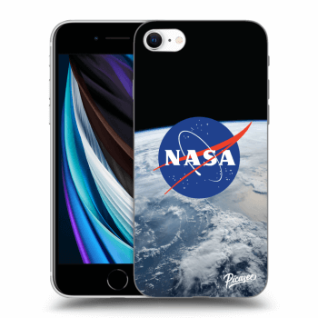 Picasee silikonowe przeźroczyste etui na Apple iPhone SE 2020 - Nasa Earth