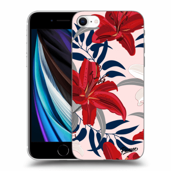 Etui na Apple iPhone SE 2020 - Red Lily