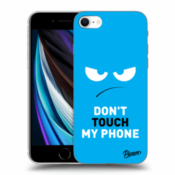 Etui na Apple iPhone SE 2020 - Angry Eyes - Blue