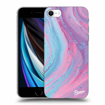 Etui na Apple iPhone SE 2020 - Pink liquid