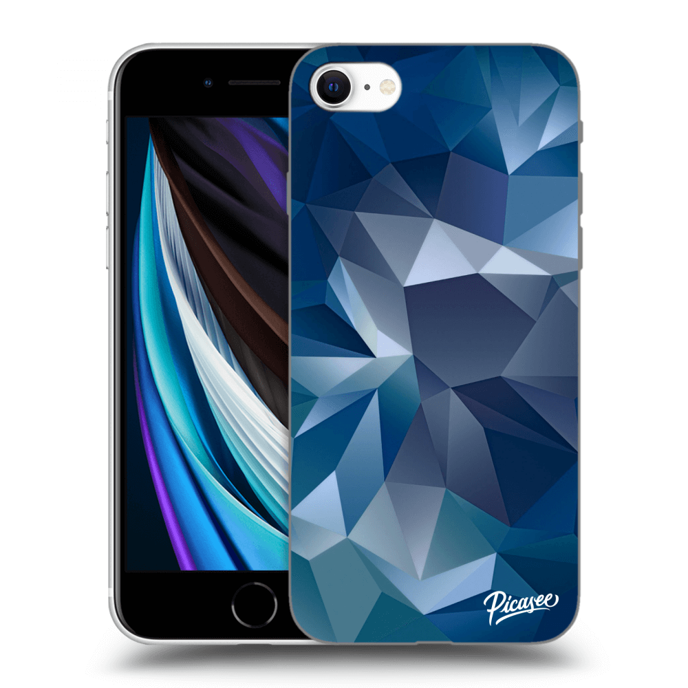 Picasee silikonowe przeźroczyste etui na Apple iPhone SE 2020 - Wallpaper