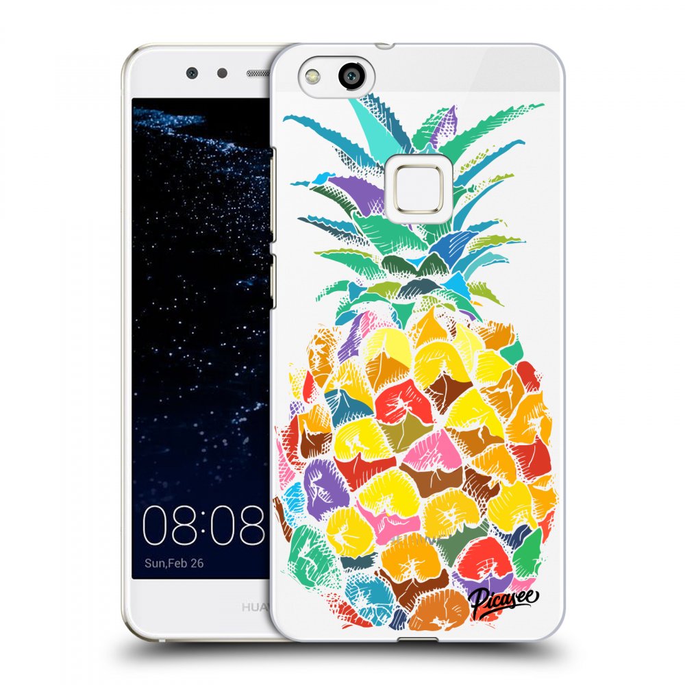 Picasee silikonowe przeźroczyste etui na Huawei P10 Lite - Pineapple