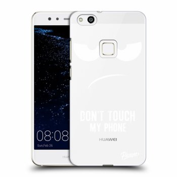 Picasee silikonowe przeźroczyste etui na Huawei P10 Lite - Don't Touch My Phone