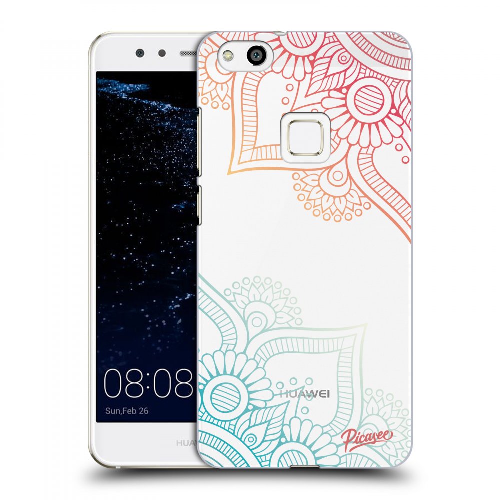 Picasee silikonowe przeźroczyste etui na Huawei P10 Lite - Flowers pattern