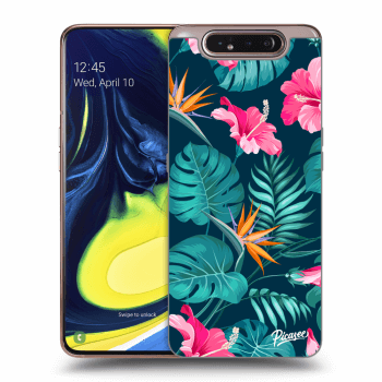 Etui na Samsung Galaxy A80 A805F - Pink Monstera