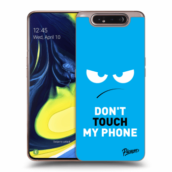 Etui na Samsung Galaxy A80 A805F - Angry Eyes - Blue