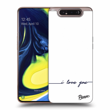 Etui na Samsung Galaxy A80 A805F - I love you