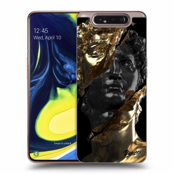 Etui na Samsung Galaxy A80 A805F - Gold - Black