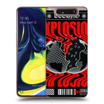 Picasee silikonowe przeźroczyste etui na Samsung Galaxy A80 A805F - EXPLOSION