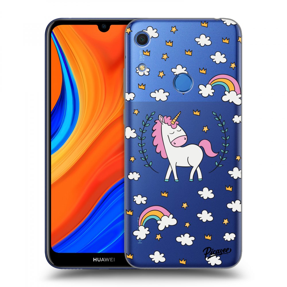 Picasee silikonowe przeźroczyste etui na Huawei Y6S - Unicorn star heaven