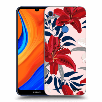 Etui na Huawei Y6S - Red Lily