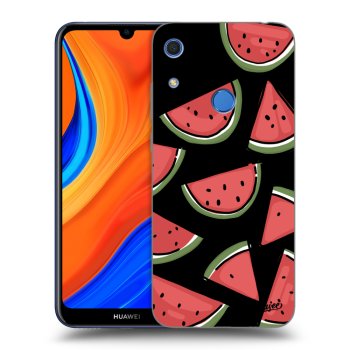 Picasee silikonowe czarne etui na Huawei Y6S - Melone