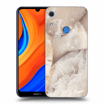 Etui na Huawei Y6S - Cream marble