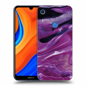 Etui na Huawei Y6S - Purple glitter