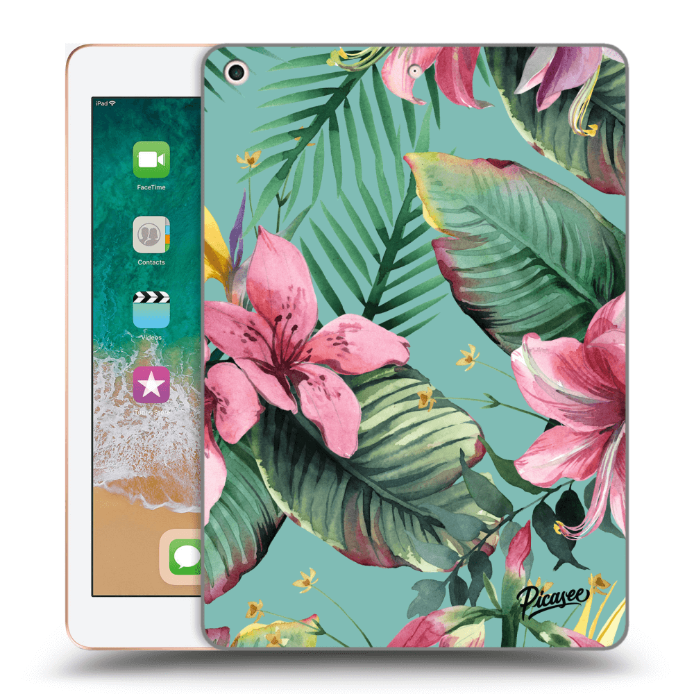 Picasee silikonowe przeźroczyste etui na Apple iPad 9.7" 2018 (6. gen) - Hawaii