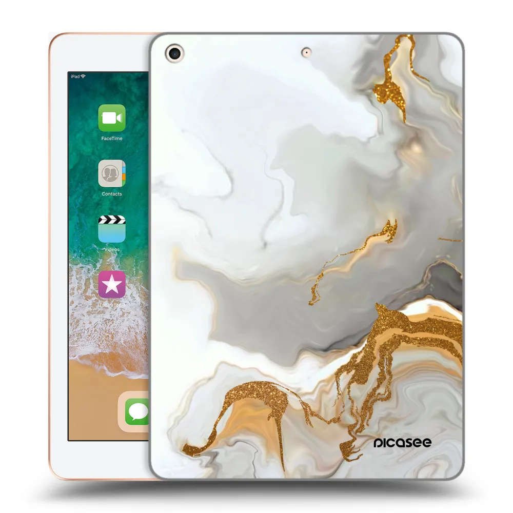 Picasee silikonowe przeźroczyste etui na Apple iPad 9.7" 2018 (6. gen) - Her