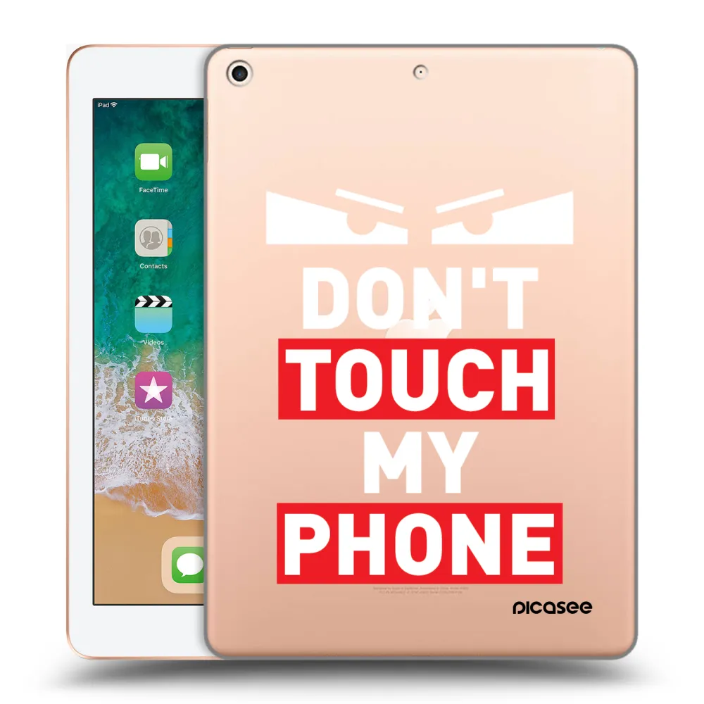 Picasee silikonowe przeźroczyste etui na Apple iPad 9.7" 2018 (6. gen) - Shadow Eye - Transparent