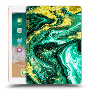 Etui na Apple iPad 9.7" 2018 (6. gen) - Green Gold