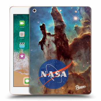 Picasee silikonowe przeźroczyste etui na Apple iPad 9.7" 2018 (6. gen) - Eagle Nebula