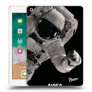 Picasee silikonowe przeźroczyste etui na Apple iPad 9.7" 2018 (6. gen) - Astronaut Big