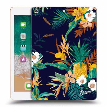Picasee silikonowe przeźroczyste etui na Apple iPad 9.7" 2018 (6. gen) - Pineapple Color