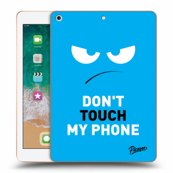 Etui na Apple iPad 9.7" 2018 (6. gen) - Angry Eyes - Blue