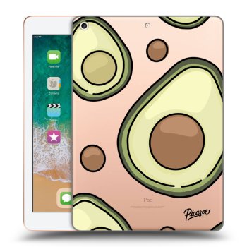 Picasee silikonowe przeźroczyste etui na Apple iPad 9.7" 2018 (6. gen) - Avocado