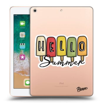 Picasee silikonowe przeźroczyste etui na Apple iPad 9.7" 2018 (6. gen) - Ice Cream