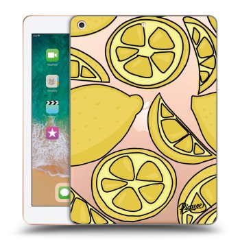 Picasee silikonowe przeźroczyste etui na Apple iPad 9.7" 2018 (6. gen) - Lemon