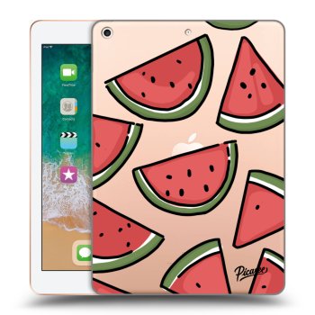 Picasee silikonowe przeźroczyste etui na Apple iPad 9.7" 2018 (6. gen) - Melone