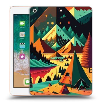 Picasee silikonowe czarne etui na Apple iPad 9.7" 2018 (6. gen) - Colorado
