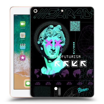 Picasee silikonowe przeźroczyste etui na Apple iPad 9.7" 2018 (6. gen) - RETRO