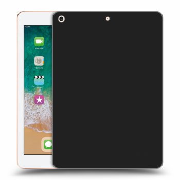 Picasee silikonowe czarne etui na Apple iPad 9.7" 2018 (6. gen) - Clear