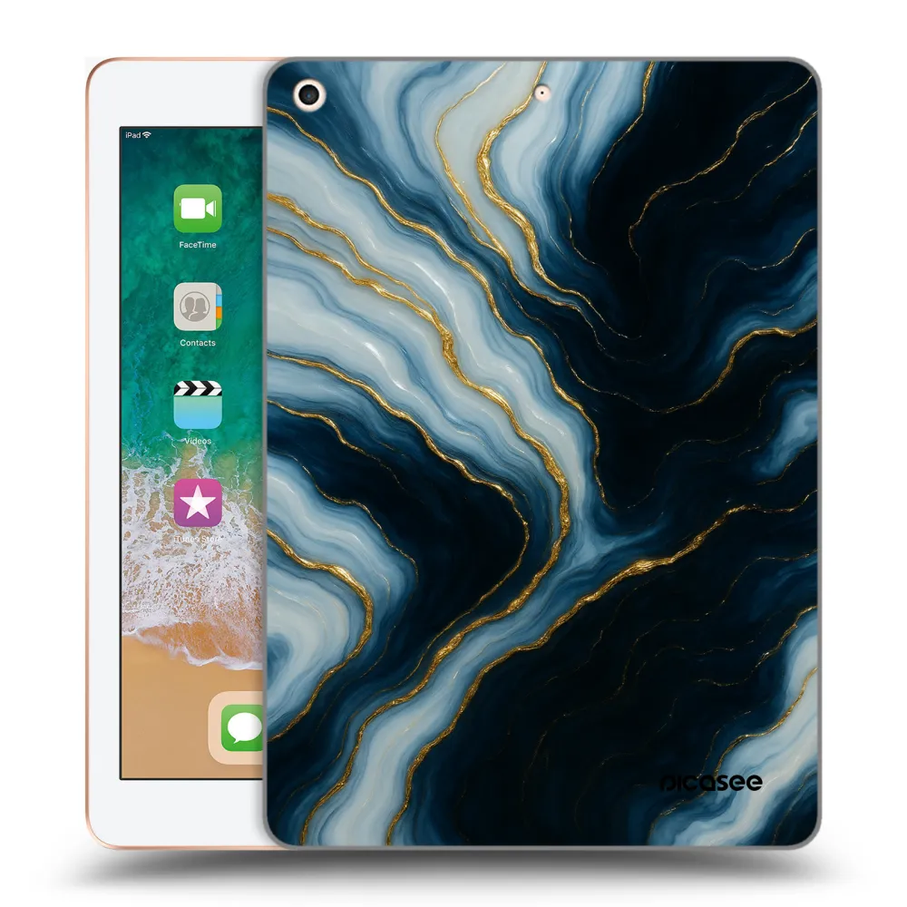 Picasee silikonowe przeźroczyste etui na Apple iPad 9.7" 2018 (6. gen) - Luna