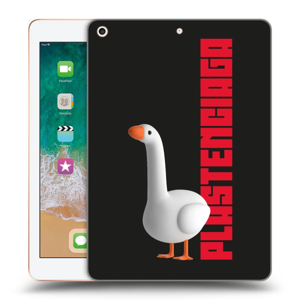 Picasee silikonowe przeźroczyste etui na Apple iPad 9.7" 2018 (6. gen) - Kiky Ricky