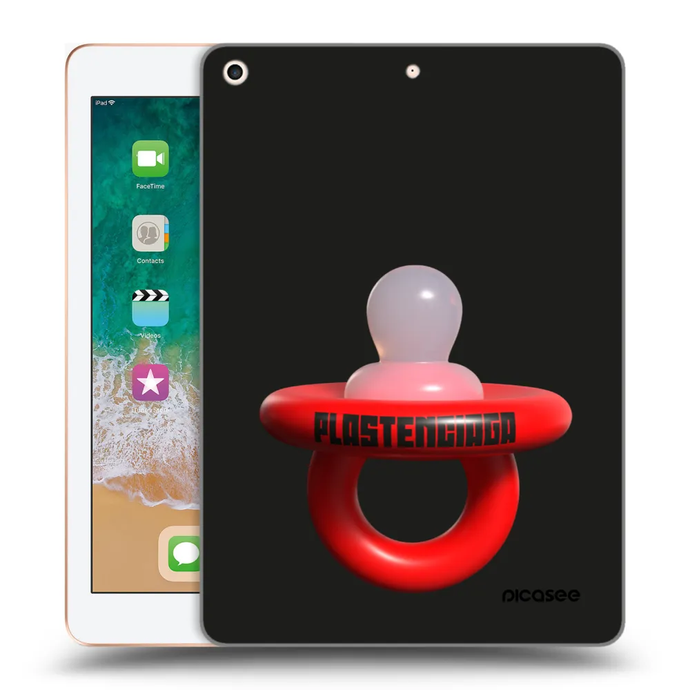 Picasee silikonowe przeźroczyste etui na Apple iPad 9.7" 2018 (6. gen) - Le Dudel