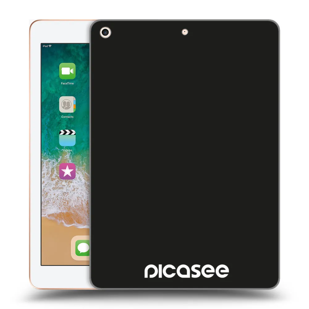 Picasee silikonowe przeźroczyste etui na Apple iPad 9.7" 2018 (6. gen) - Picasee