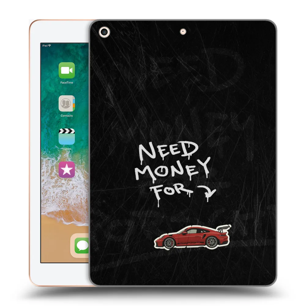 Picasee silikonowe przeźroczyste etui na Apple iPad 9.7" 2018 (6. gen) - Track Mode