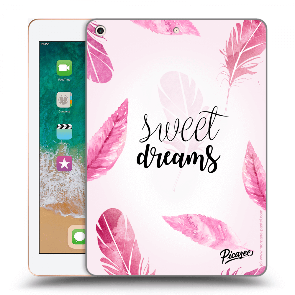 Picasee silikonowe przeźroczyste etui na Apple iPad 9.7" 2018 (6. gen) - Sweet dreams