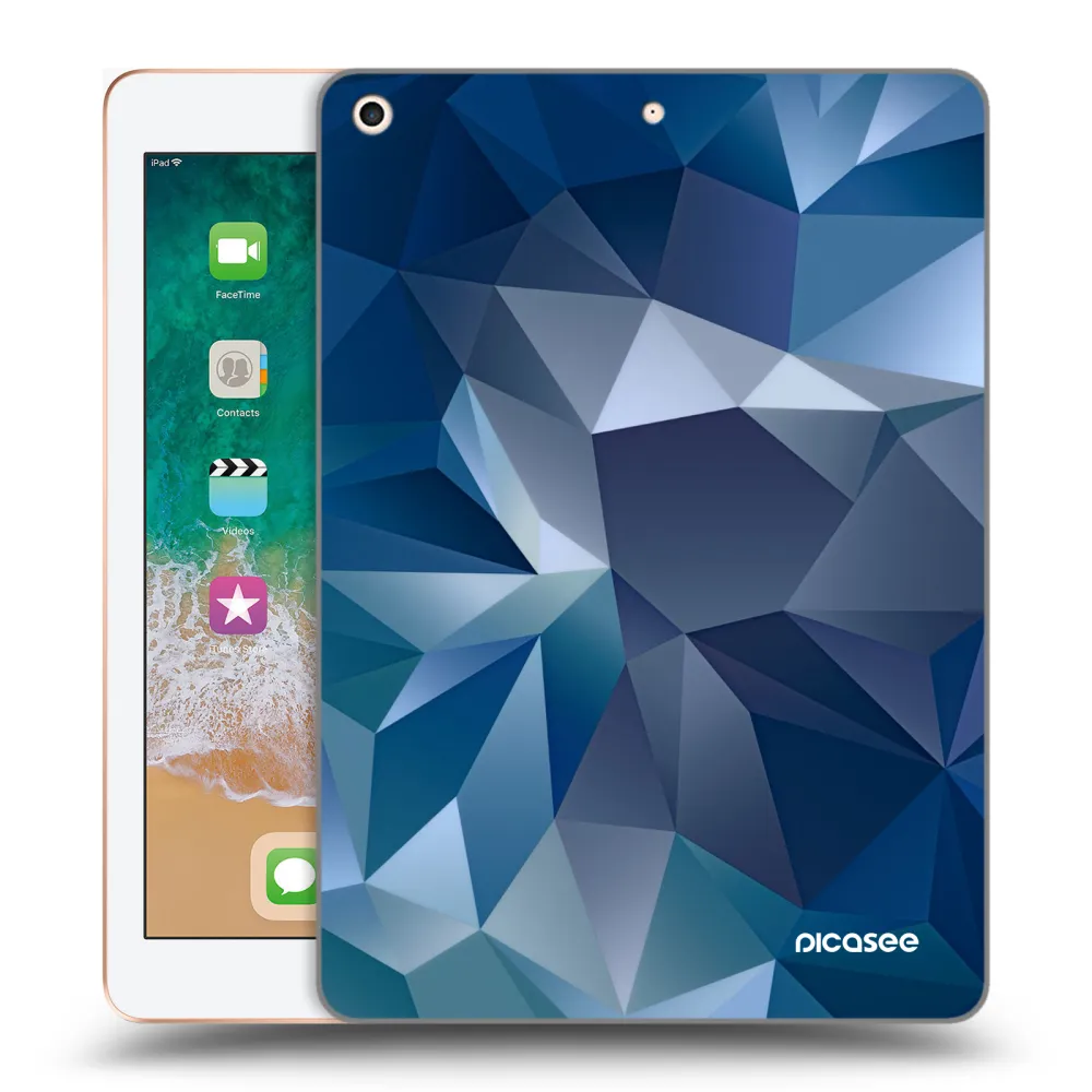 Picasee silikonowe przeźroczyste etui na Apple iPad 9.7" 2018 (6. gen) - Wallpaper