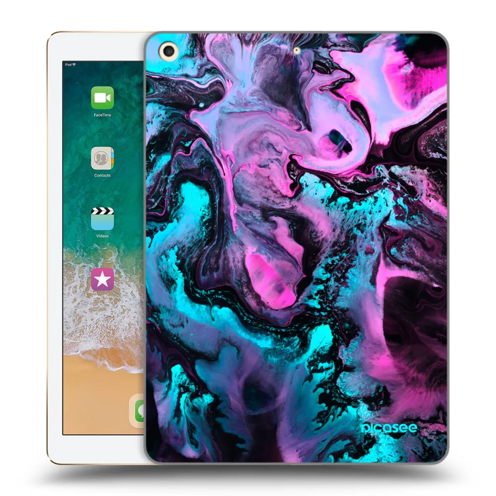Picasee silikonowe przeźroczyste etui na Apple iPad 9.7" 2017 (5. gen) - Lean