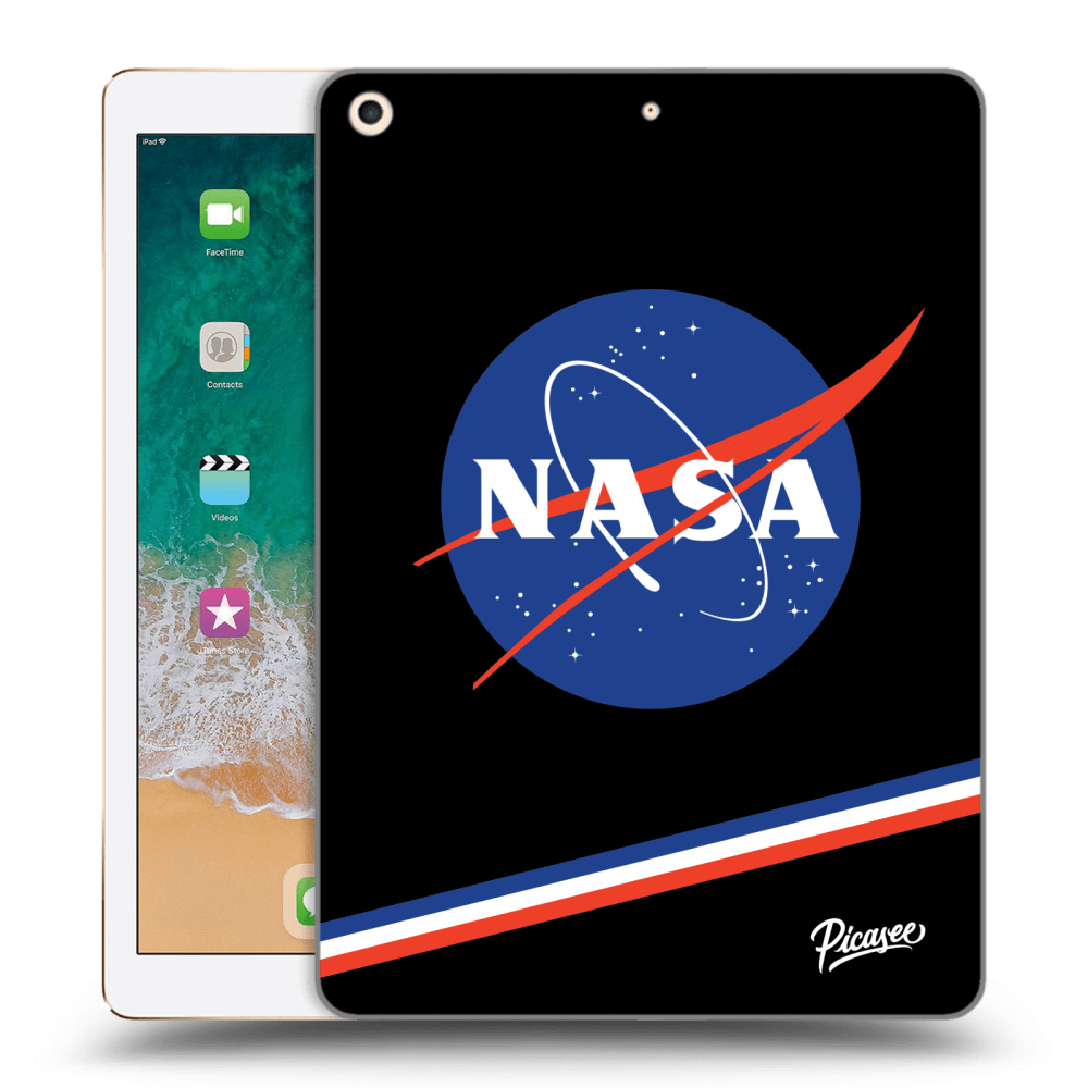 Picasee silikonowe przeźroczyste etui na Apple iPad 9.7" 2017 (5. gen) - NASA Original