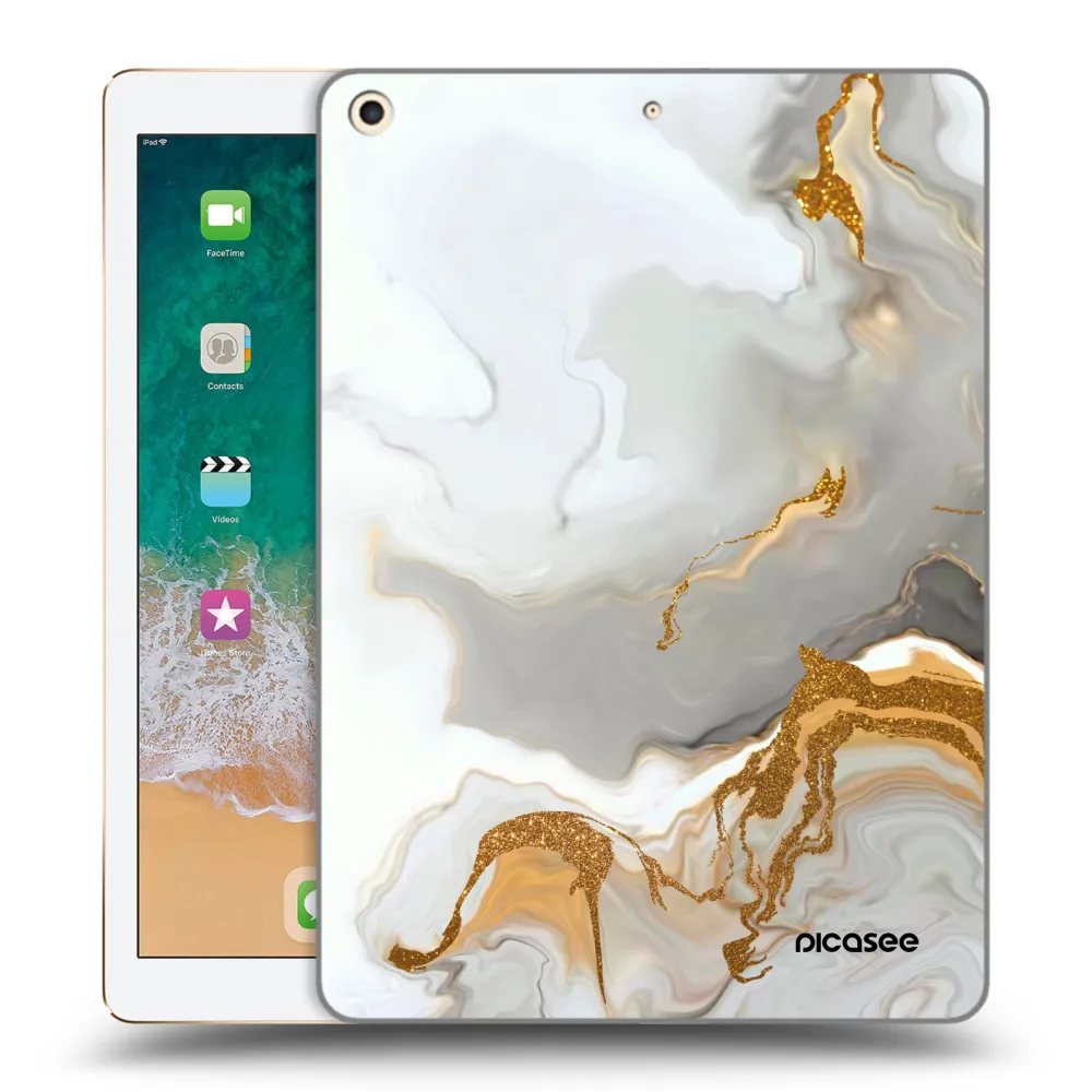 Picasee silikonowe przeźroczyste etui na Apple iPad 9.7" 2017 (5. gen) - Her