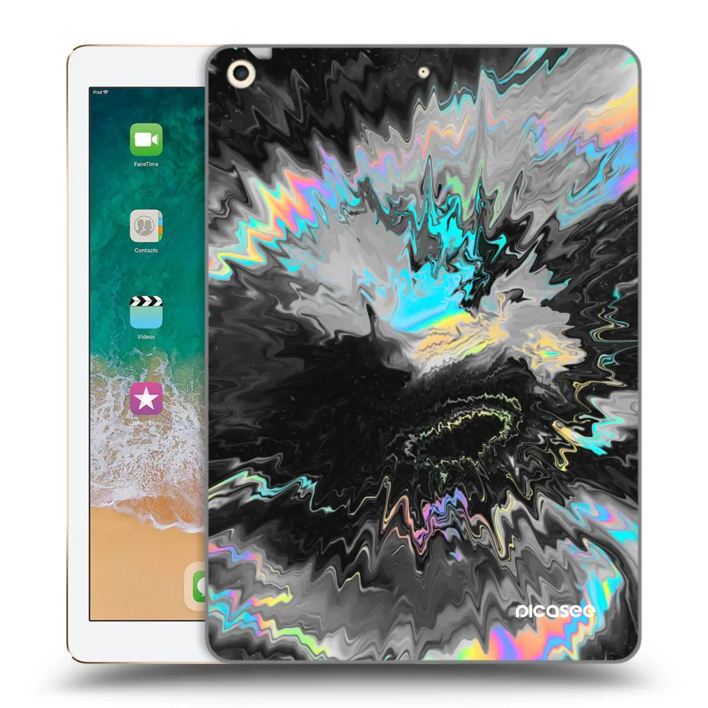 Picasee silikonowe przeźroczyste etui na Apple iPad 9.7" 2017 (5. gen) - Magnetic