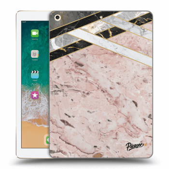 Etui na Apple iPad 9.7" 2017 (5. gen) - Pink geometry