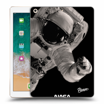 Picasee silikonowe przeźroczyste etui na Apple iPad 9.7" 2017 (5. gen) - Astronaut Big