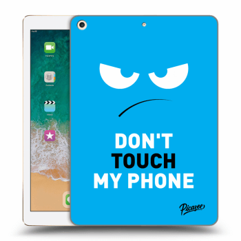 Etui na Apple iPad 9.7" 2017 (5. gen) - Angry Eyes - Blue