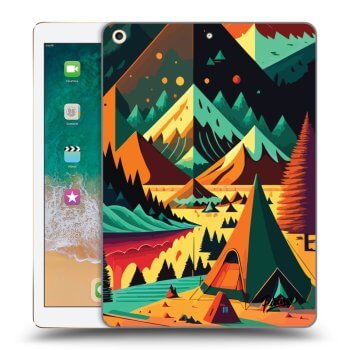 Picasee silikonowe przeźroczyste etui na Apple iPad 9.7" 2017 (5. gen) - Colorado
