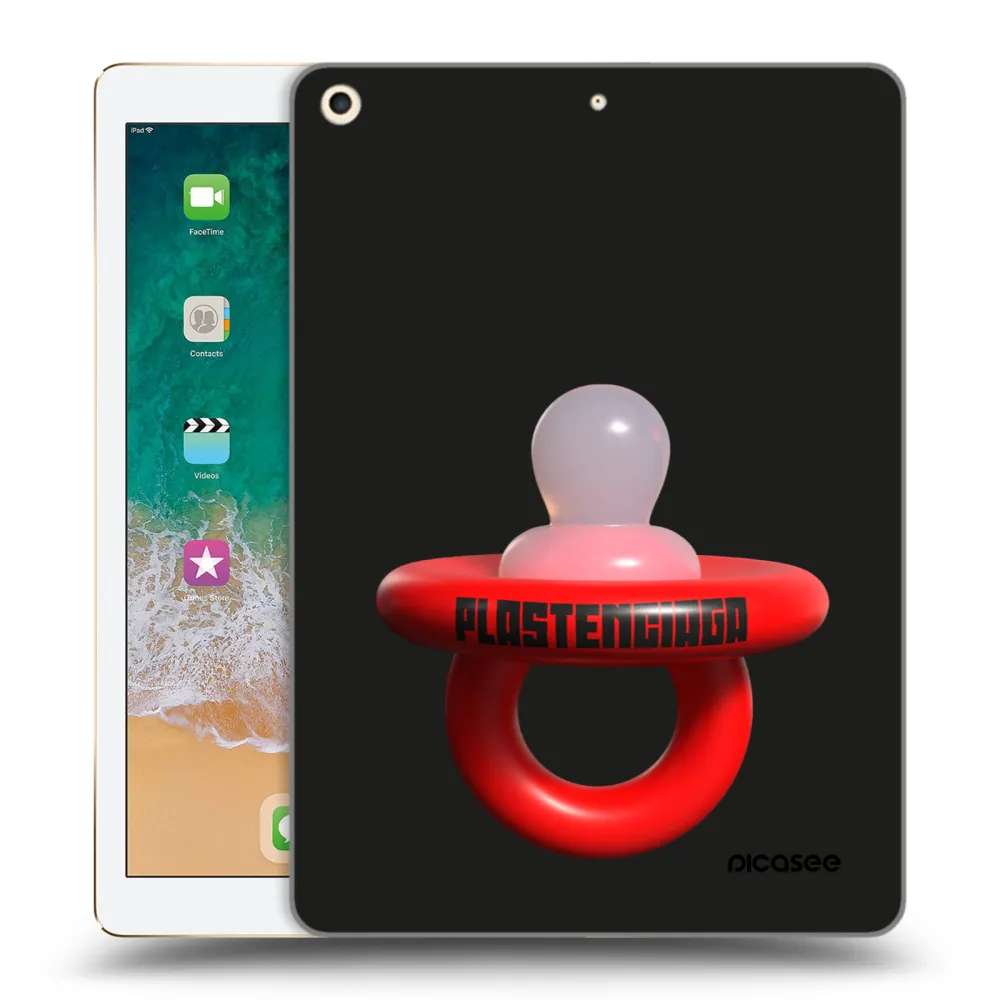 Picasee silikonowe przeźroczyste etui na Apple iPad 9.7" 2017 (5. gen) - Le Dudel