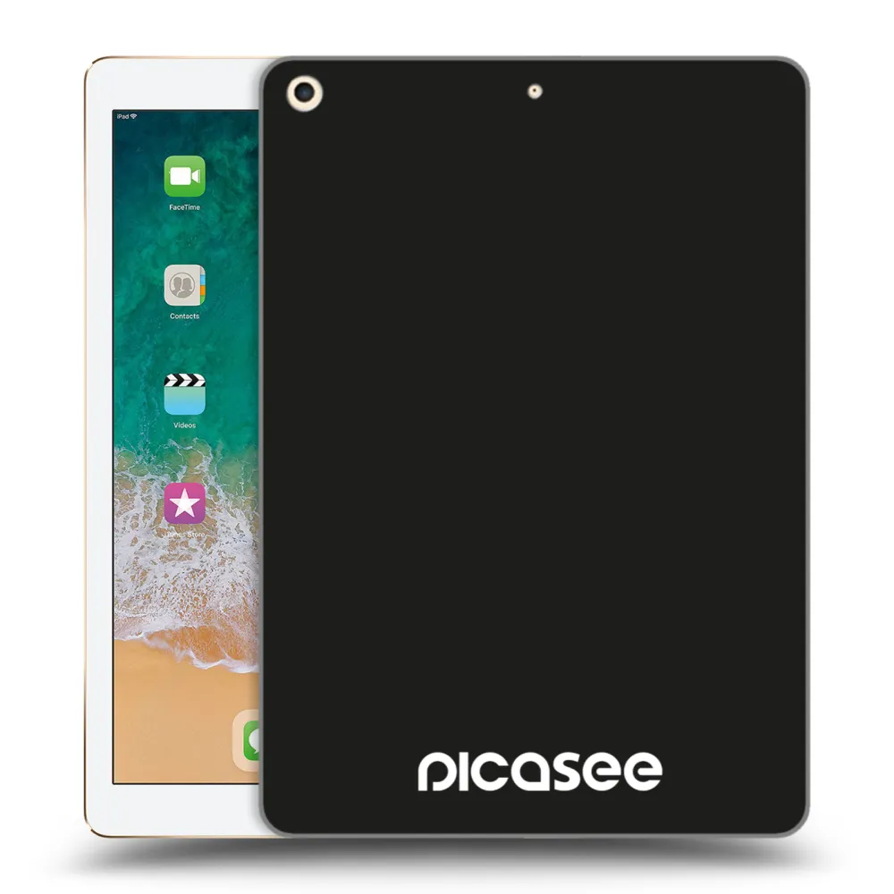 Picasee silikonowe przeźroczyste etui na Apple iPad 9.7" 2017 (5. gen) - Picasee